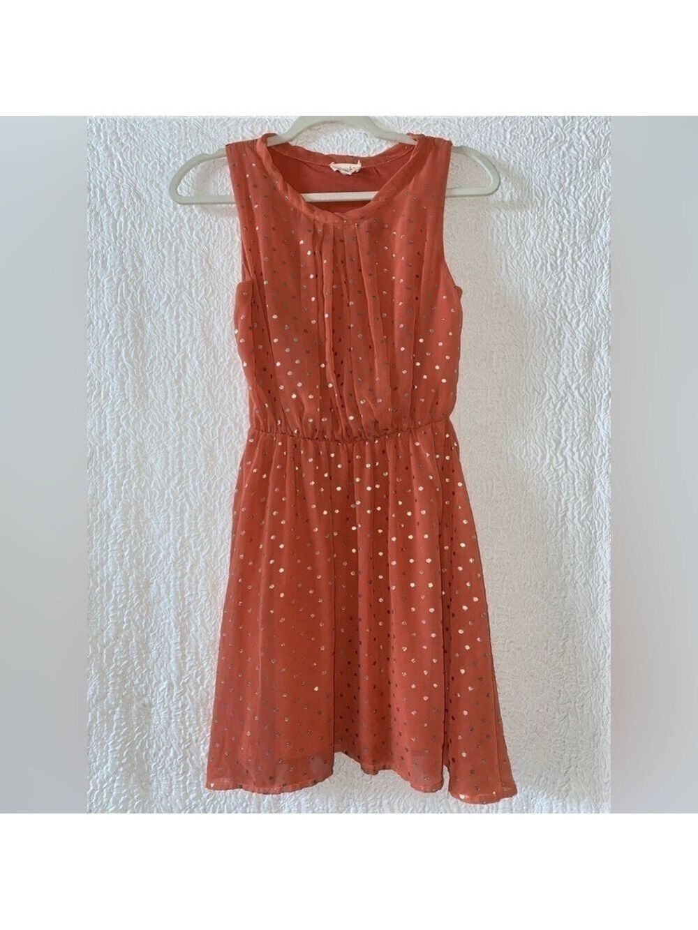 Maison Jules Polka Dot  Fit & Flare Mini dress